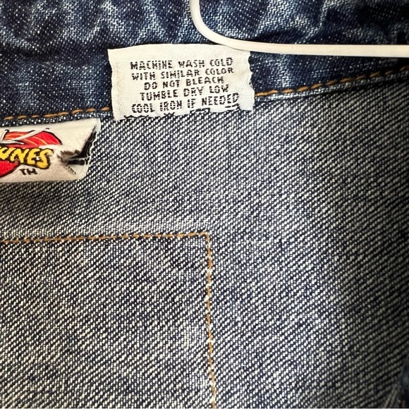 Vintage Authentic Looney Tunes Tweety Bird Jean Jacket - Picture 6 of 10